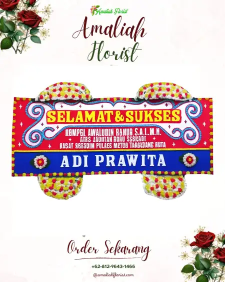 Papan Bunga Ucapan Selamat Plesungan